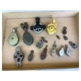 (15) Small Vintage Pullies