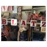 (2) Blatz Light Up Signs