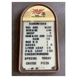 Miller Made the American Way Menu Board