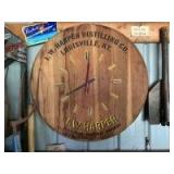 Gold Medal Kentucky Bourbon Clock