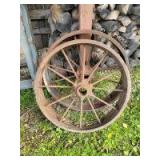 Pair of front wheels