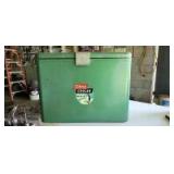 Old school vintage Coleman Cooler. "Holds the Cold"