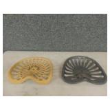 (2)-cast iron seats