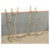(5)-hand scythes