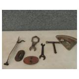 (6)-Case, etc. cast metal items