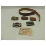 (5)-Case belt buckles
