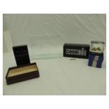 (5)-lucite Case/Case IH paperweights/desk displays