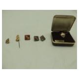 (6)-Case memorabilia items