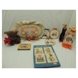 (9)-Case memorabilia items