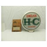 (2)-Sinclair Gasoline items