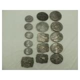 (16)-Hesston National Finals Rodeo Limited Edition belt buckles