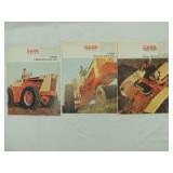 (3)-Case tractor 18-page sales booklets