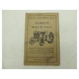 1920 Samson Model M Parts and Price List