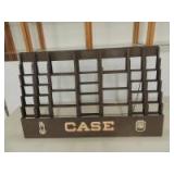 Case folded brochure metal literature rack