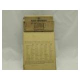 Allis-Chalmers metal calendar clipboard