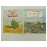 (2)-John Deere sales booklets