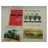 (4)-John Deere tractor literature items