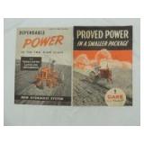 (2)-Case "VA" Series Tractors sales booklets