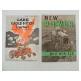 (2)-Case Tractor sales booklets