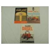 (3)-Case Tractor sales booklets