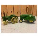 1/16 Scale Ertl John Deere (2)-Special Edition wide front tractors