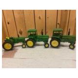 1/16 Scale Ertl John Deere (3)-wide front tractors