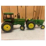 1/16 Scale Ertl John Deere (2)-wide front tractors