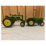 1/16 Scale Ertl John Deere (2)-Collector Edition wide front tractors