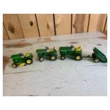 1/16 Scale Ertl John Deere (4)-lawn & garden items