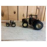 Various Scale Ertl John Deere (2)-GOLD Farm Show Edition MFWD tractors