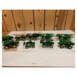 1/64 Scale Ertl John Deere (9)-sprayers and spreaders