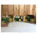 1/16 Scale Ertl John Deere (3)-tractors