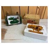 1/16 Scale Ertl Cletrac/Oliver (2)-Collector Edition Model HG crawlers w/die-cast tracks