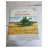 1958 John Deere Model 45 combine sales booklet