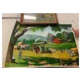 Case Steam Picture and Steam Engine Poster