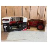 1/16 Scale Ertl/Scale Models Case IH/Farmall (2)-wide front tractors w/fenders