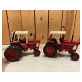 1/16 Scale Ertl International Harvester (2)-wide front tractors