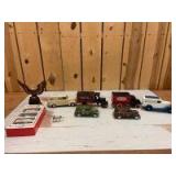 Various Scale Ertl/Golden Wheel/Hot Wheels, etc. (9)-items
