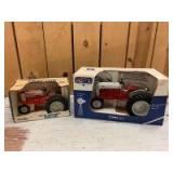Various Scale Ertl/Scale Models Ford (2)-narrow front tractors w/fenders