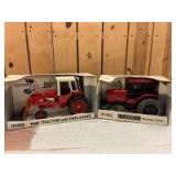 1/16 Scale Ertl Case IH/International (2)-wide front tractors