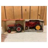 1/16 Scale Ertl/Scale Models Massey-Harris/Massey Ferguson (2)-tractors w/fenders