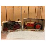 1/16 Scale Ertl Case (2)-wide front tractors w/fenders
