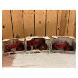 1/16 Scale Ertl Farmall (3)-tractors