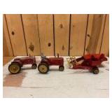 Various Scale King/Reuhl Massey Harris (3)-rebuilder items