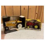 1/16 Scale Ertl/Scale Models Minneapolis-Moline/Massey-Harris (2)-tractors w/fenders