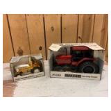 1/16 Scale Ertl Case IH/International (2)-wide front tractors