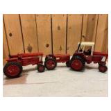 1/16 Scale Ertl/Product Miniature International/Farmall (3)-tractors