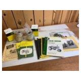 John Deere reproduction literature, etc. lot