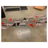 White Outdoor Power Products pennant banner