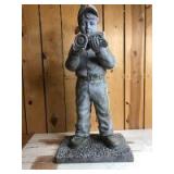 Spec Cast International Boy Holding Tractor figurine